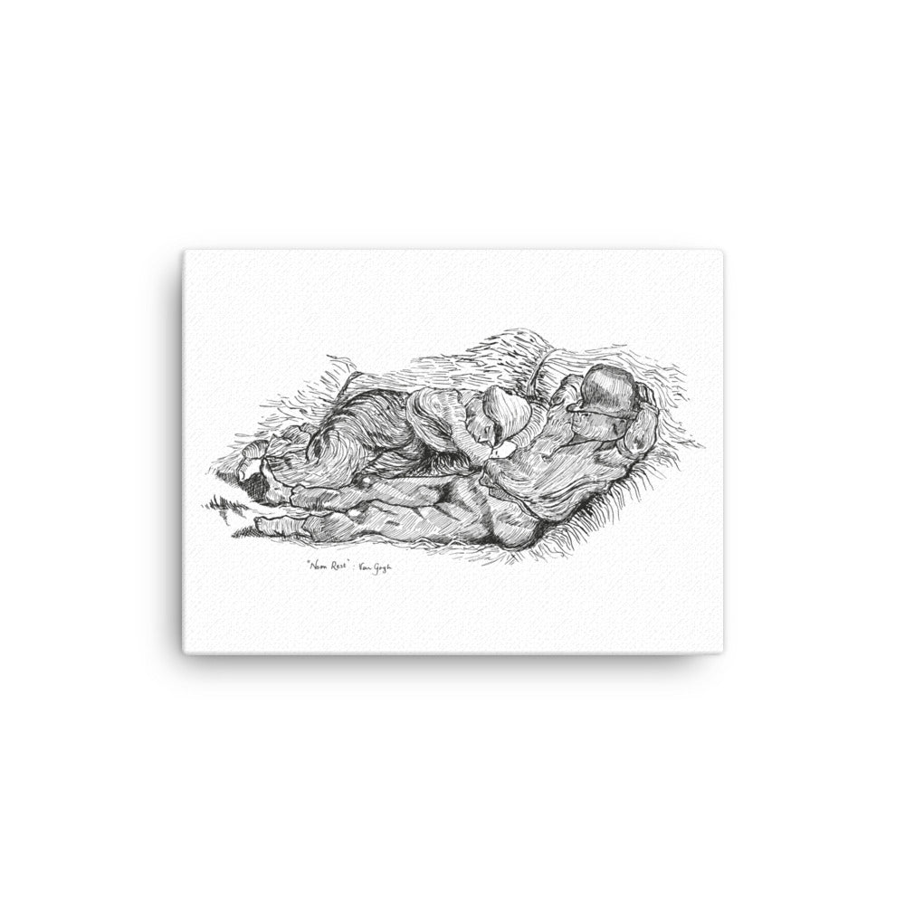 Inky NOON REST Canvas Print