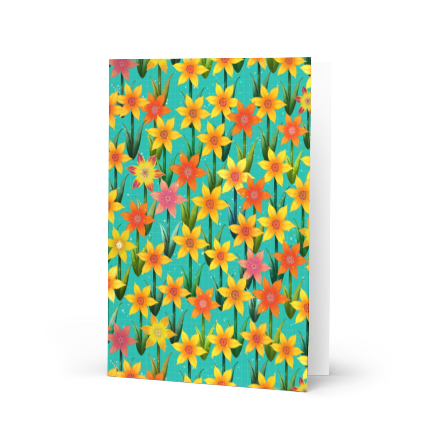 BRIGHT DAFFODILLY Greeting card