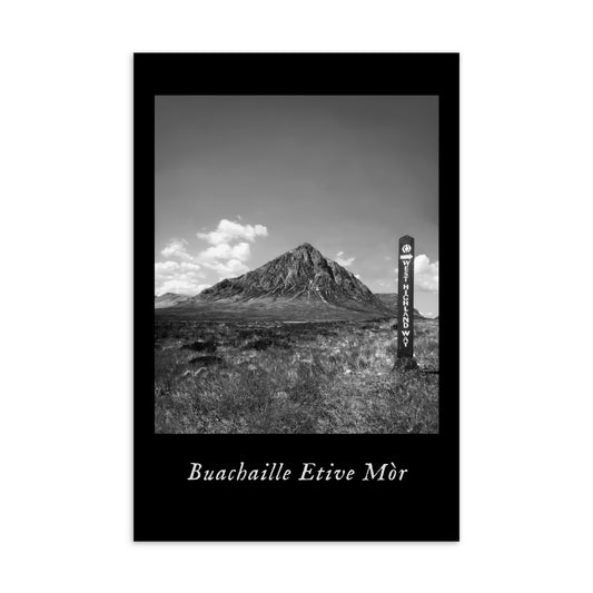 BUACHAILLE BW Postcard