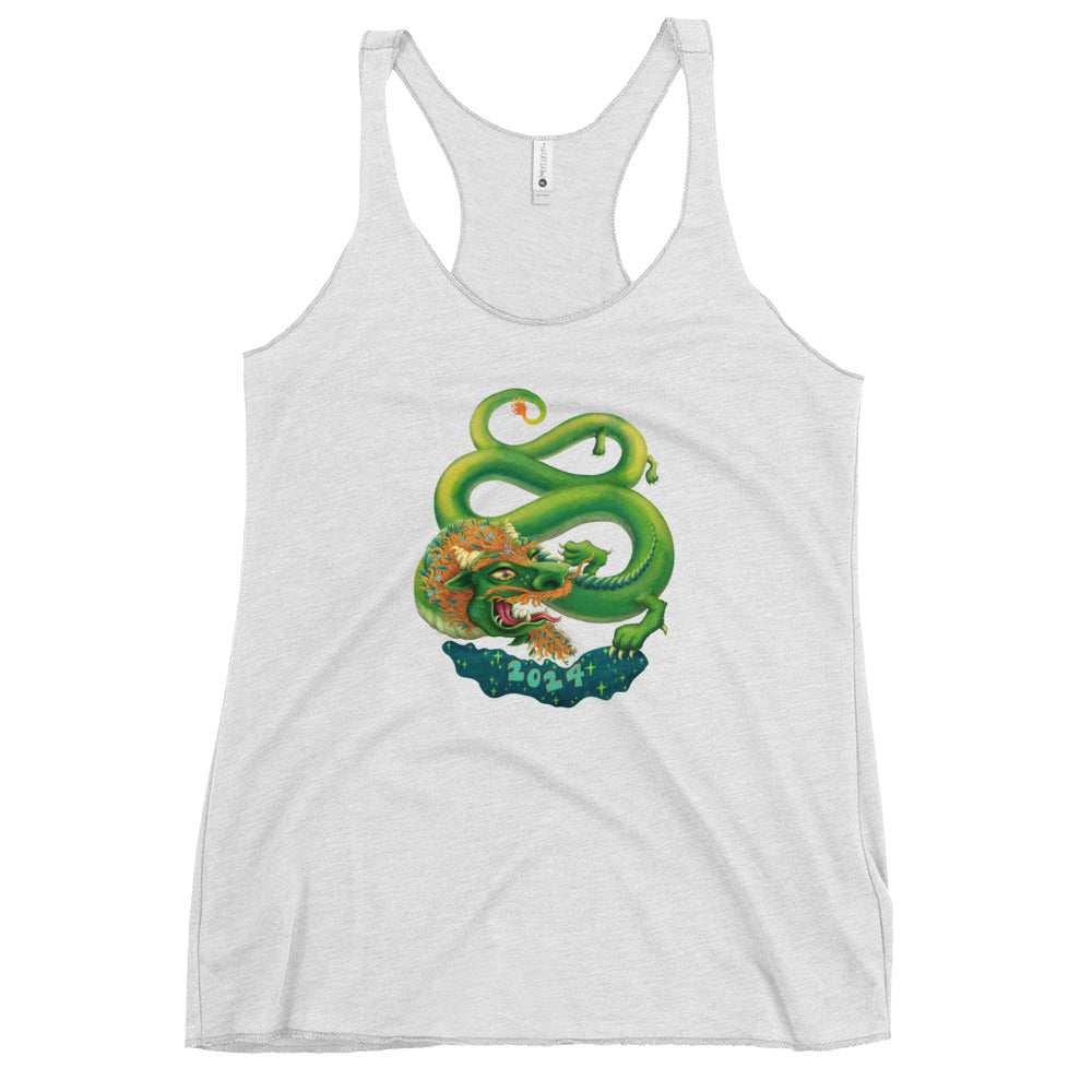 WOOD DRAGON Women's Racerback Tank