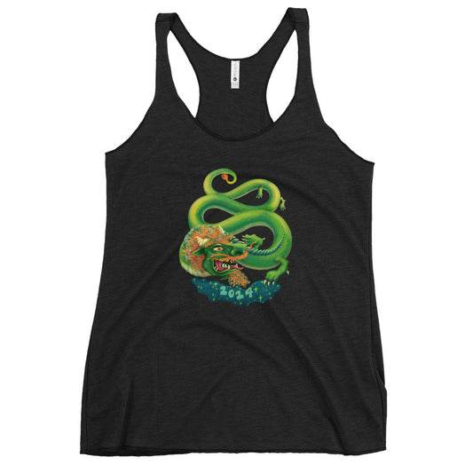 WOOD DRAGON Women's Racerback Tank